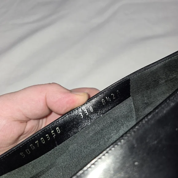 Salvatore Ferragamo Black Heels with Gold Buckle - Picture 5 of 8